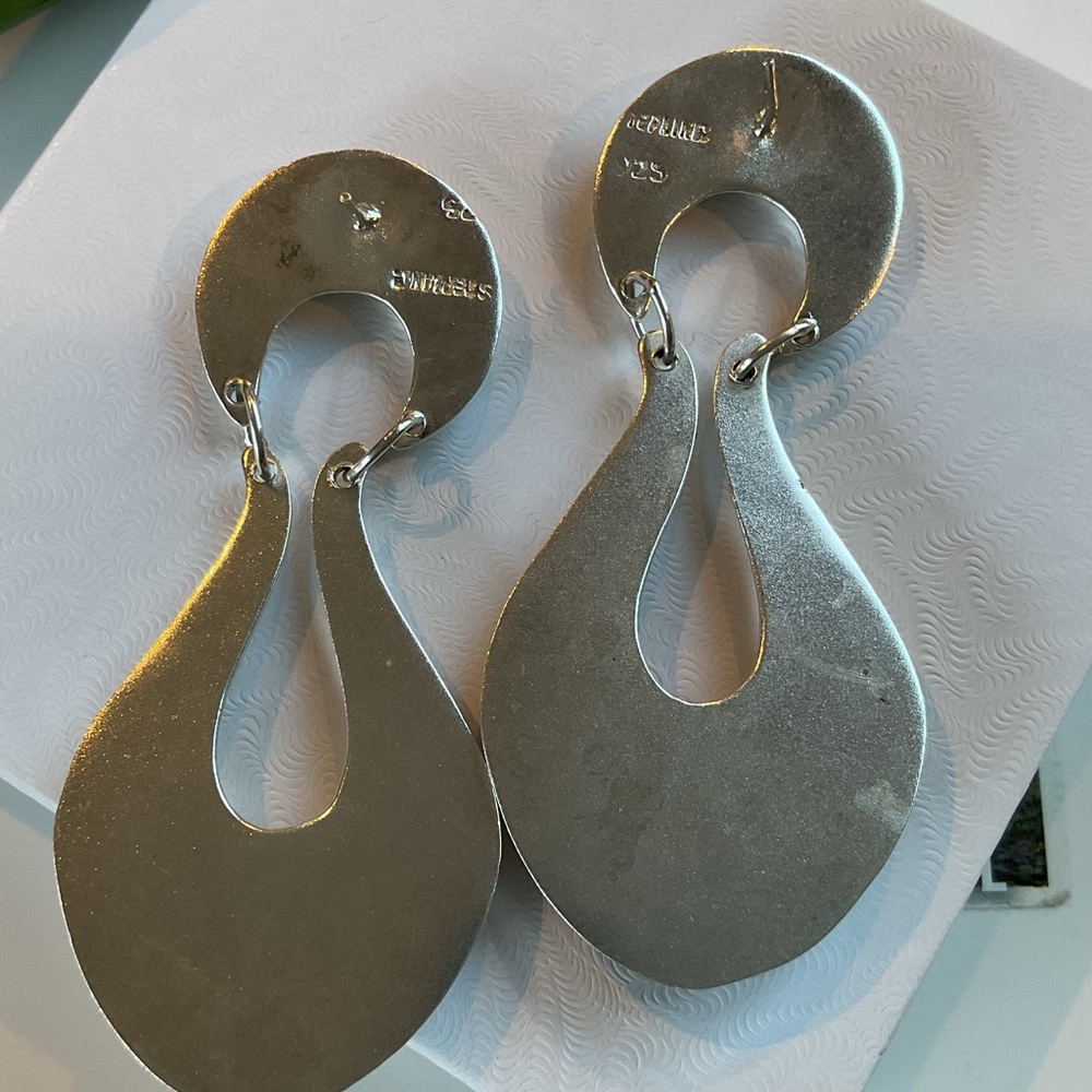 Solid Sterling Silver Earrings - image 5